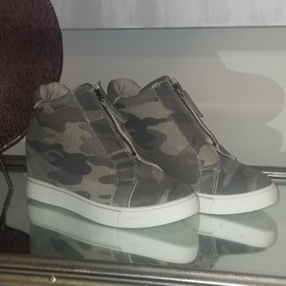 Maurices Camo Wedge Sneakers